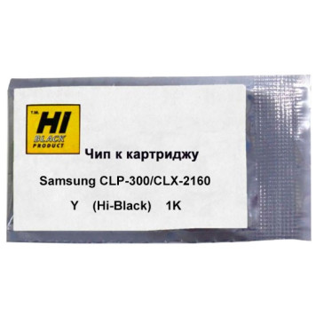 Чип к картриджу Samsung CLP-300 (Hi-Black) new, Y, 1K