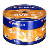 Диск DVD-R Verbatim 4.7Gb 16x Cake Box (50шт)