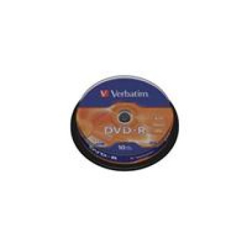Диски DVD+R 16x Cake 10 Verbatim