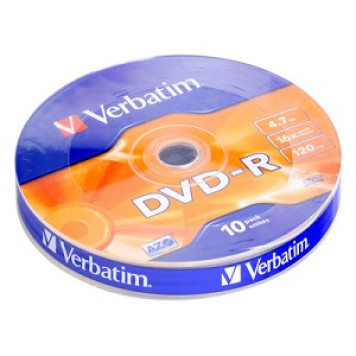 Диски DVD-R 16x Shrink Cake 10
