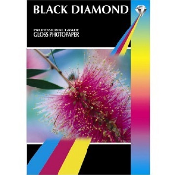ГЛЯНЦЕВАЯ БУМАГА    BLACK DIAMOND 260 г/м2, А4, 20 листов