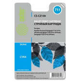 Картридж CACTUS CS-CZ130 №711, голубой