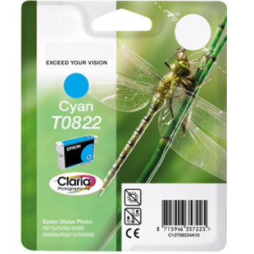 Картридж Epson Stylus R270/290/390/RX590 (голубой ) (ст. арт. C13T08224A)