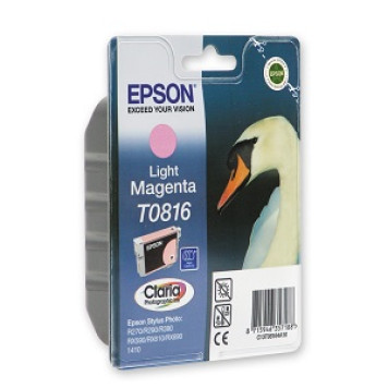 Картридж Epson Stylus R270/290/RX590 бол. емкост (светло-пурпур) (C13T08164A)