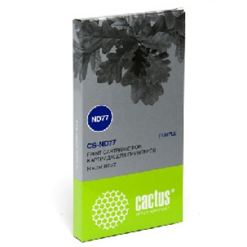 Картридж ленточный Cactus CS-ND77 фиолетовый для Nixdorf ND77 3000000 signs