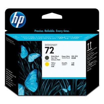 Печатающая головка HP 72 Matte Black/Yellow Printhead