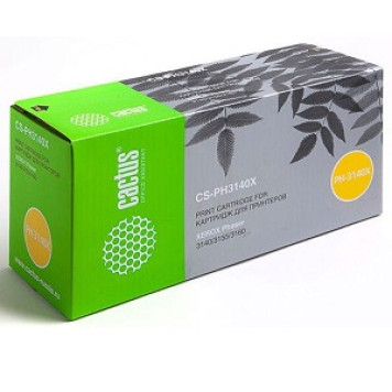 Тонер Картридж Cactus CS-PH3140X 108R00909 черный для Xerox Phaser 3140/3155/3160 (2500стр.)