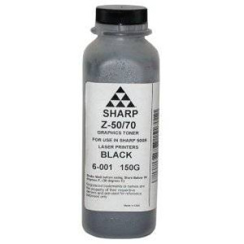 Тонер Sharp Z-30/40/50/52/55/70/72/75/SF-2010 (флакон 150 г), (Hi Black)